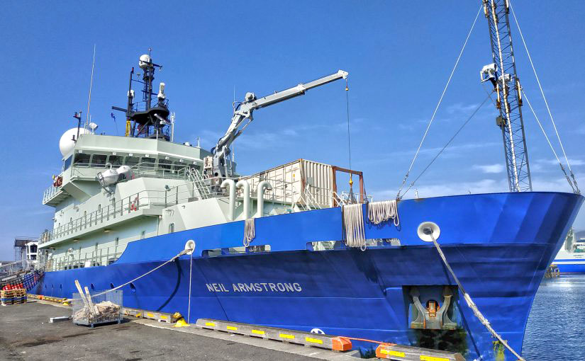 Loading of oceanographic equipment